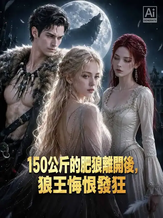 《150公斤的肥狼離開後，狼王悔恨發狂》封面