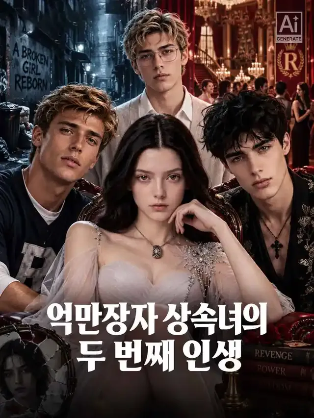 억만장자 상속녀의 두 번째 인생 표지