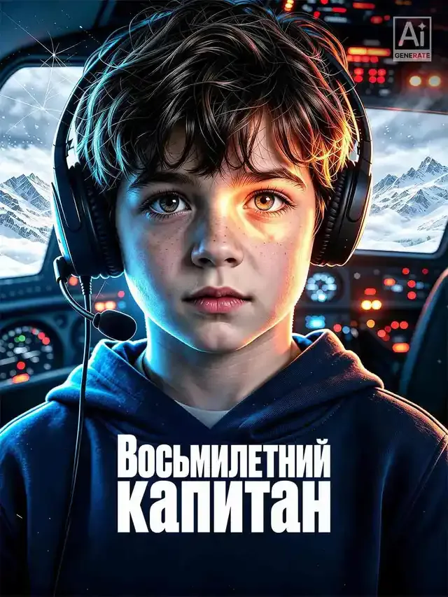 Обложка «Восьмилетний капитан»