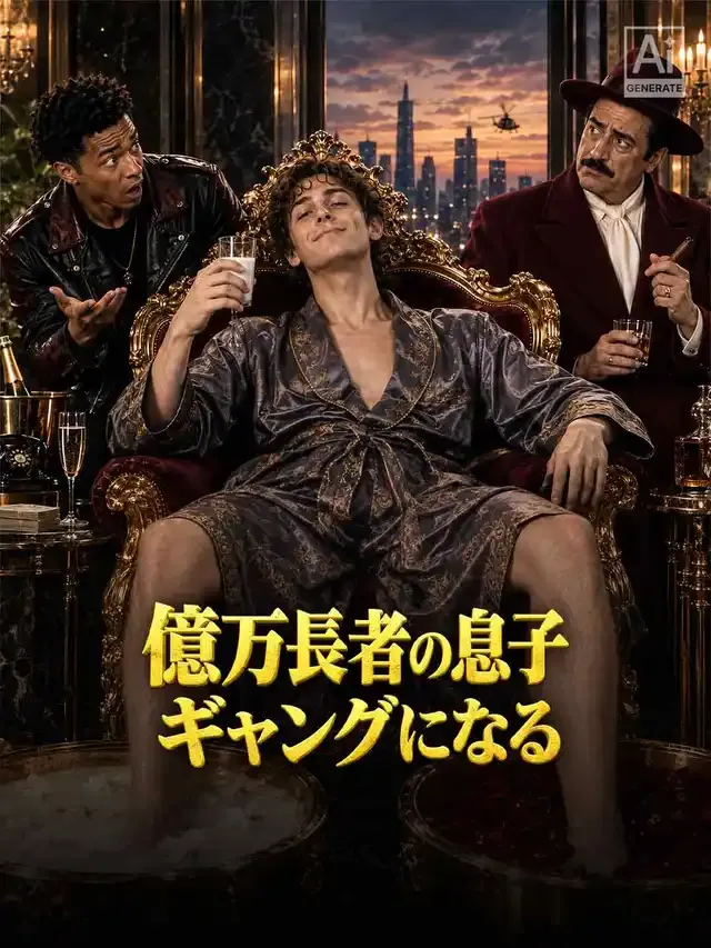 「億万長者の息子 ギャングになる」のカバー画像