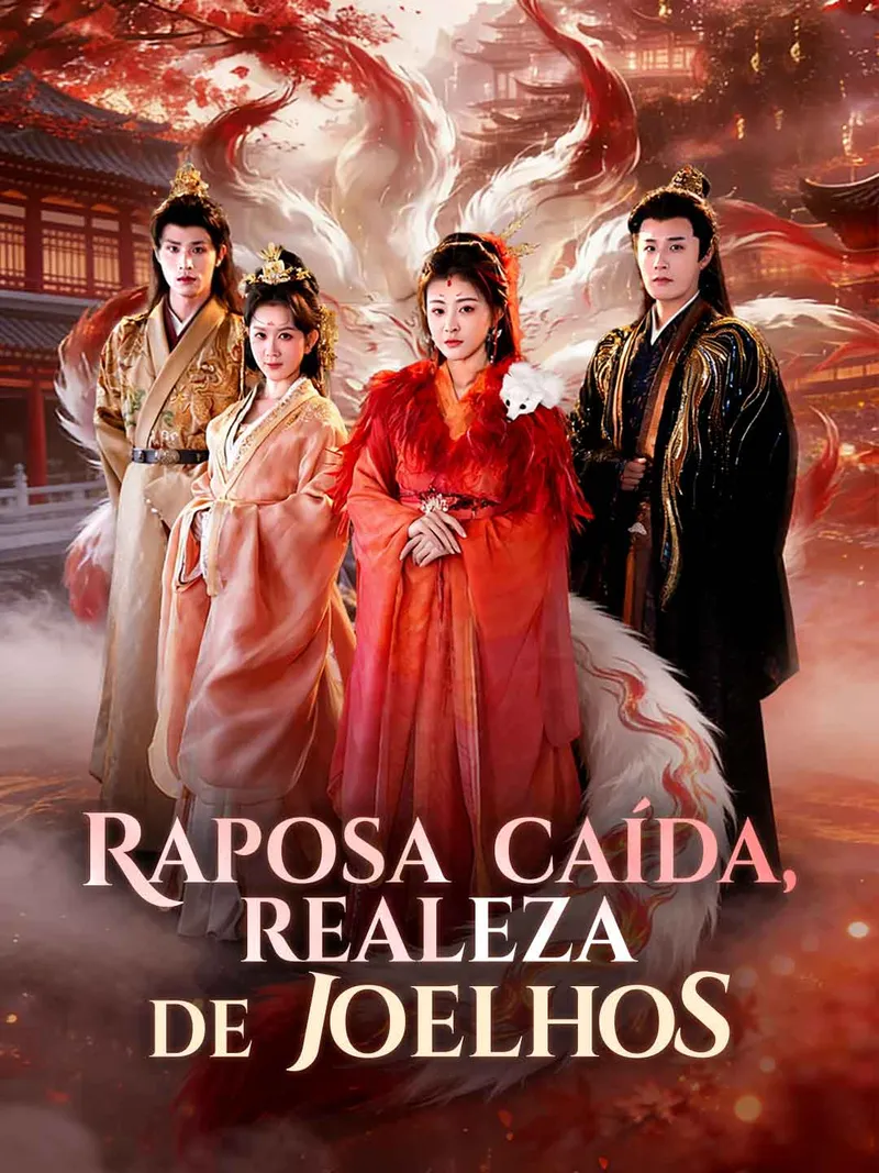 Capa de Raposa caída, realeza de joelhos