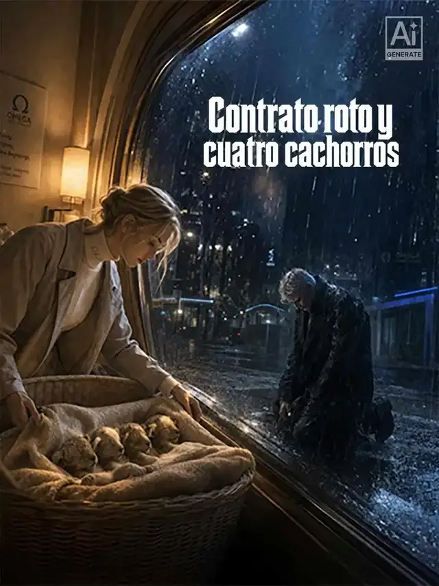 Portada de Contrato roto y cuatro cachorros