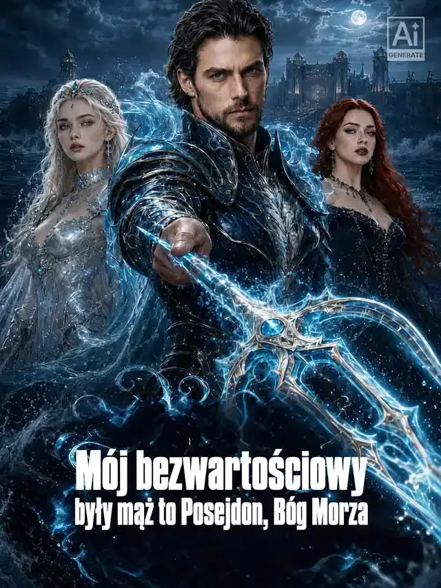 Okładka Mój bezwartościowy były mąż to Posejdon, Bóg Morza