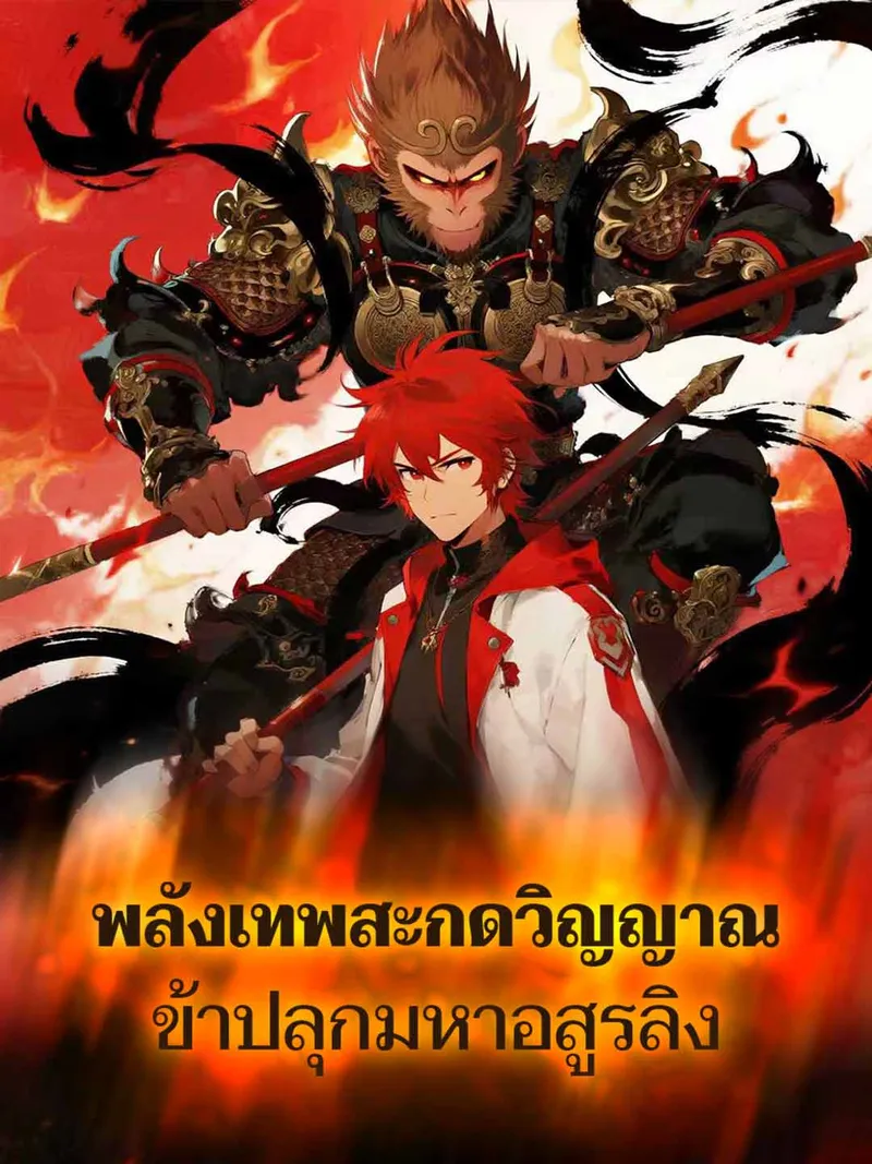 หน้าปกพลังเทพสะกดวิญญาณ ข้าปลุกมหาอสูรลิง