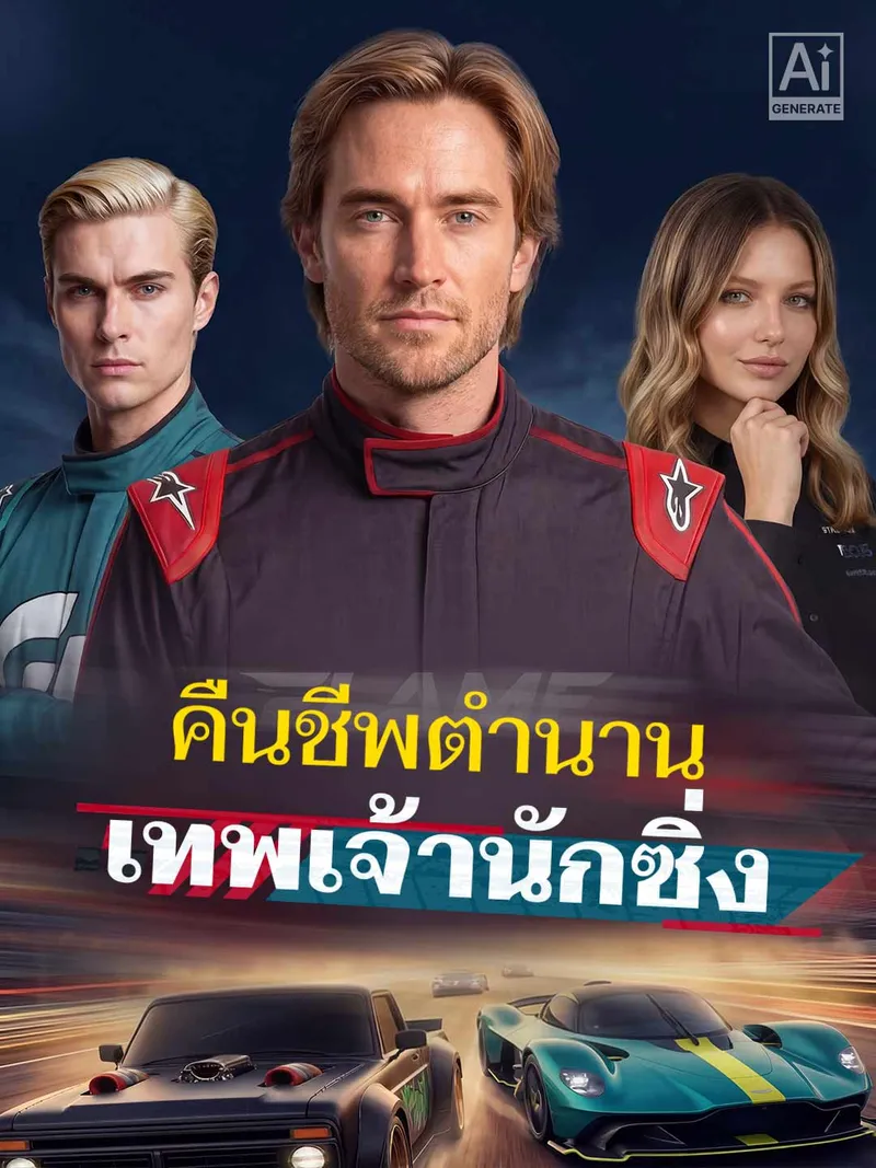หน้าปกคืนชีพตำนานเทพเจ้านักซิ่ง