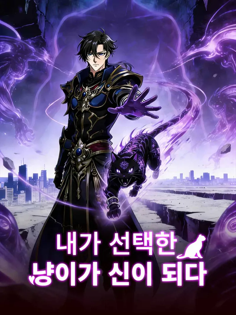 [더빙] 내가 선택한 냥이가 신이 되다 표지