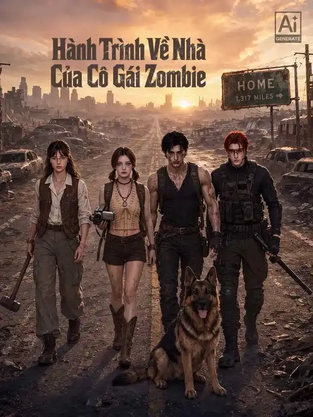 Ảnh bìa Hành Trình Về Nhà Của Cô Gái Zombie