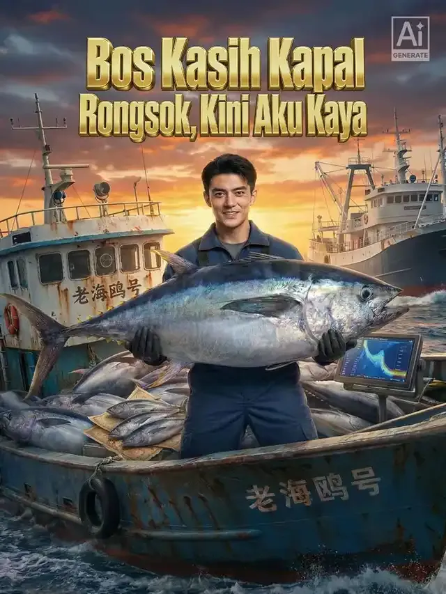 Sampul Bos Kasih Kapal Rongsok, Kini Aku Kaya