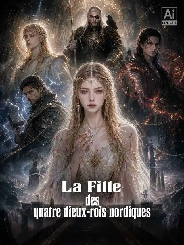 Couverture de La Fille des quatre dieux-rois nordiques