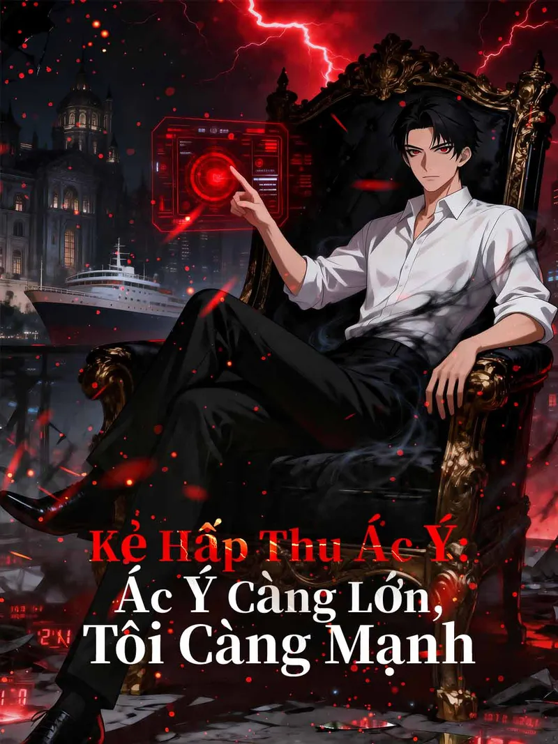 Ảnh bìa Kẻ Hấp Thu Ác Ý: Ác Ý Càng Lớn, Tôi Càng Mạnh
