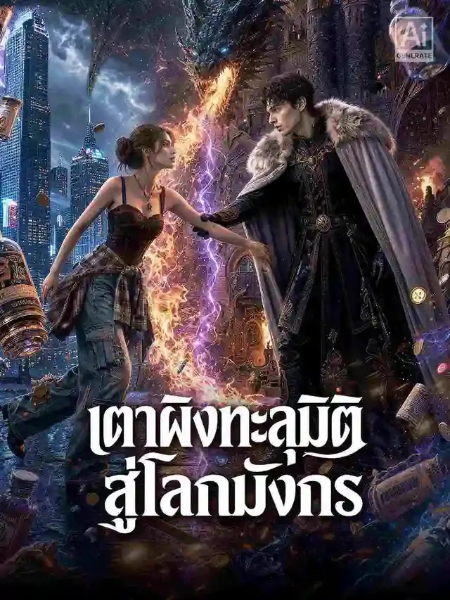 หน้าปกเตาผิงทะลุมิติสู่โลกมังกร