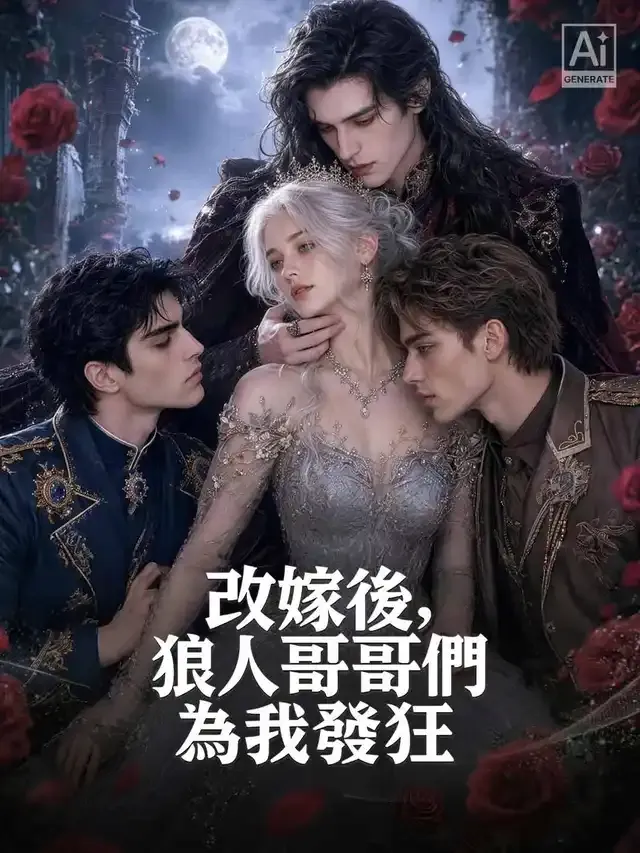 《改嫁後,狼人哥哥們為我發狂》封面