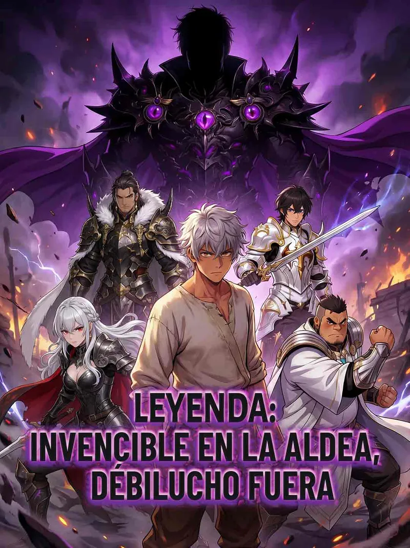 Portada de Leyenda: invencible en la aldea, débilucho fuera