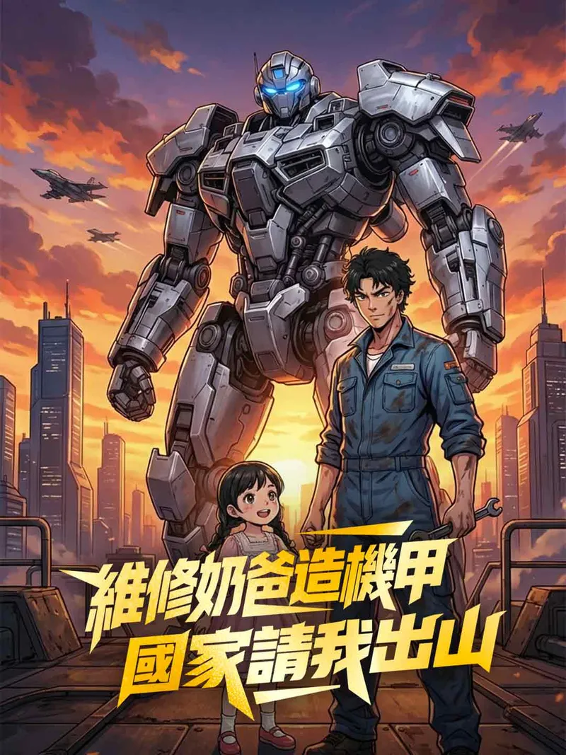 《維修奶爸造機甲，國家請我出山》封面