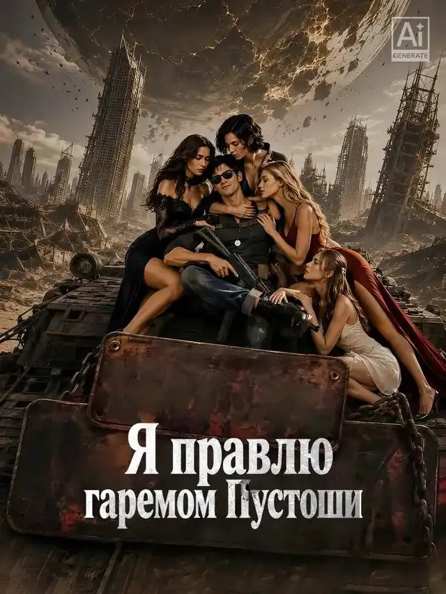 Обложка «Я правлю гаремом Пустоши»