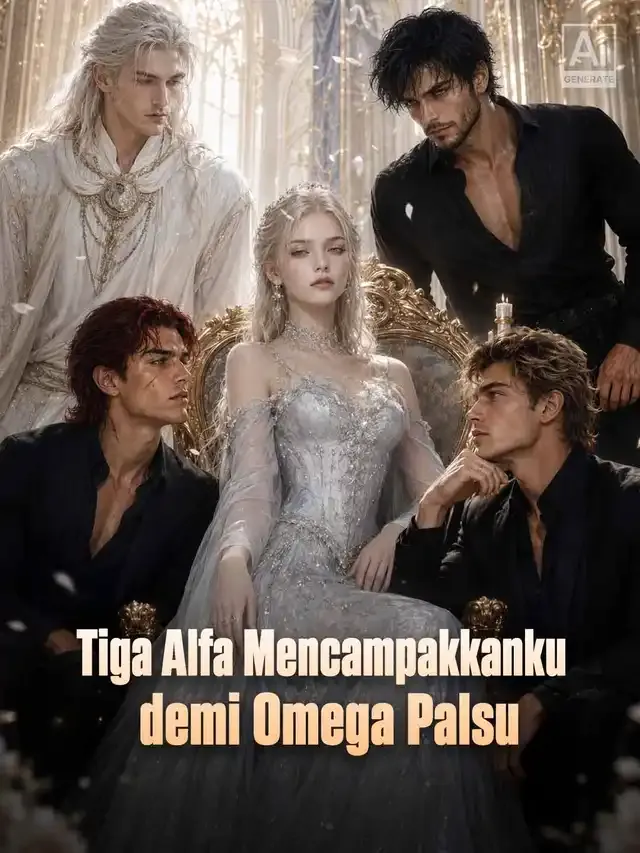 Sampul Tiga Alfa Mencampakkanku demi Omega Palsu
