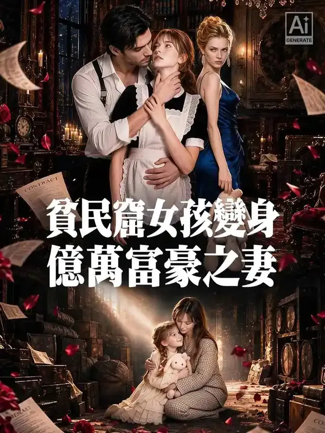 《貧民窟女孩變身億萬富豪之妻》封面