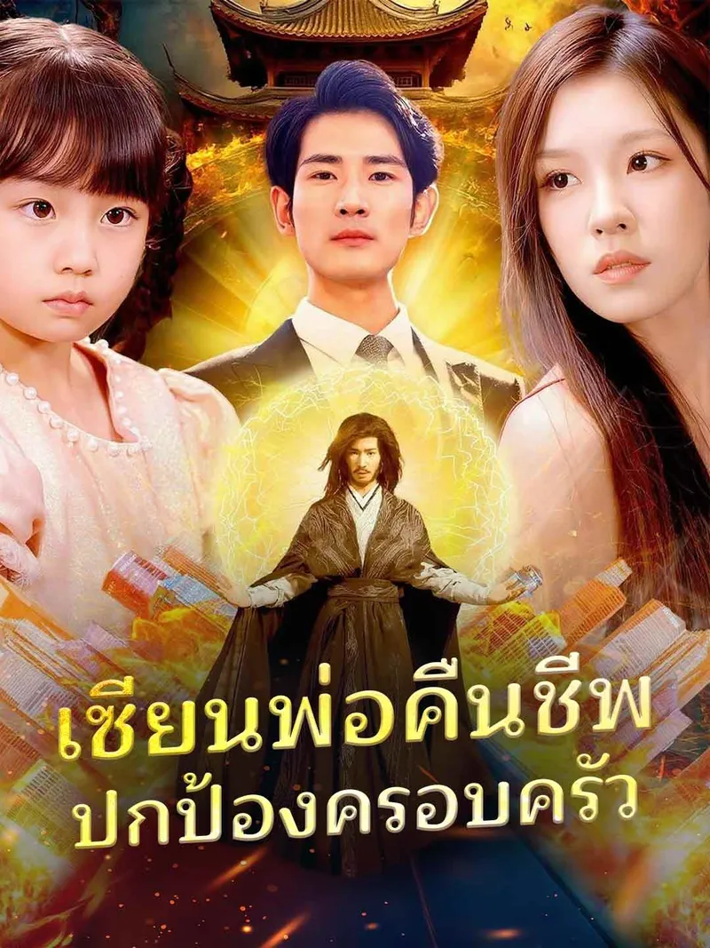 หน้าปกเซียนพ่อคืนชีพ ปกป้องครอบครัว