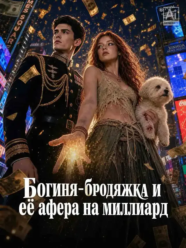 Обложка «Богиня-бродяжка и её афера на миллиард»