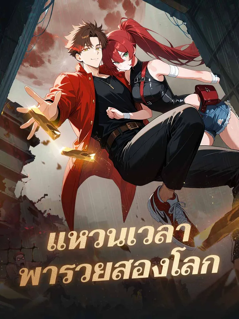 หน้าปกแหวนเวลาพารวยสองโลก
