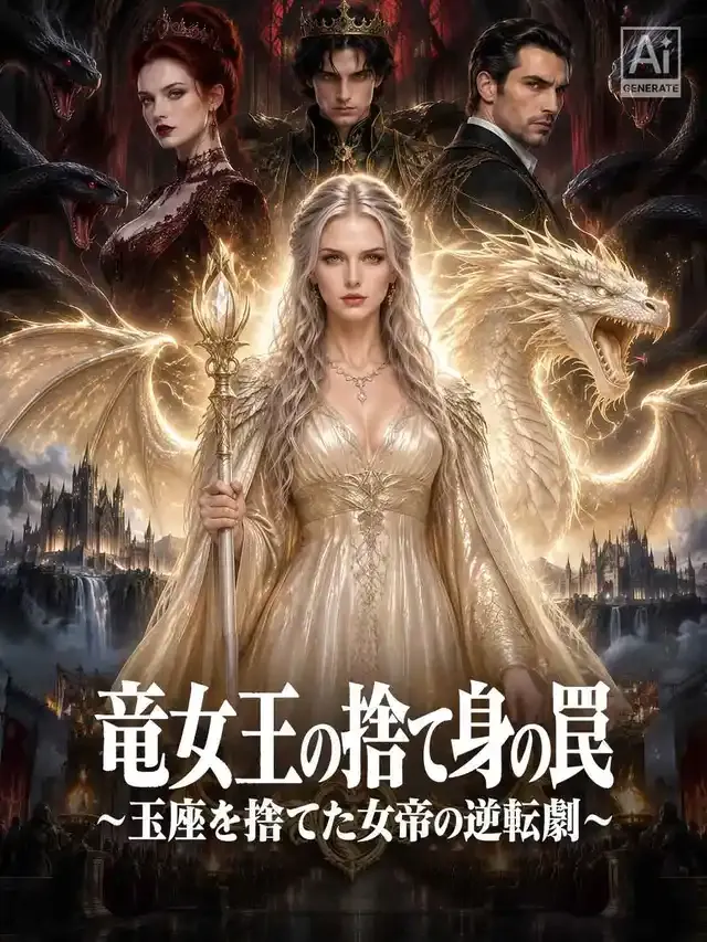 「竜女王の捨て身の罠〜玉座を捨てた女帝の逆転劇〜」のカバー画像