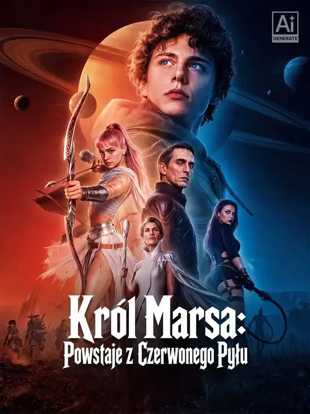 Okładka Król Marsa: Powstaje z Czerwonego Pyłu