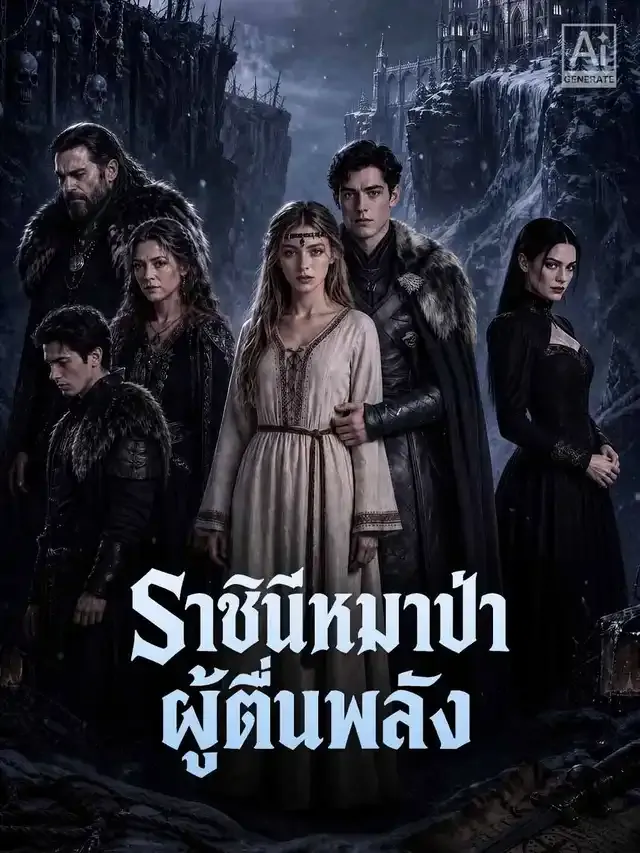 หน้าปกราชินีหมาป่าผู้ตื่นพลัง