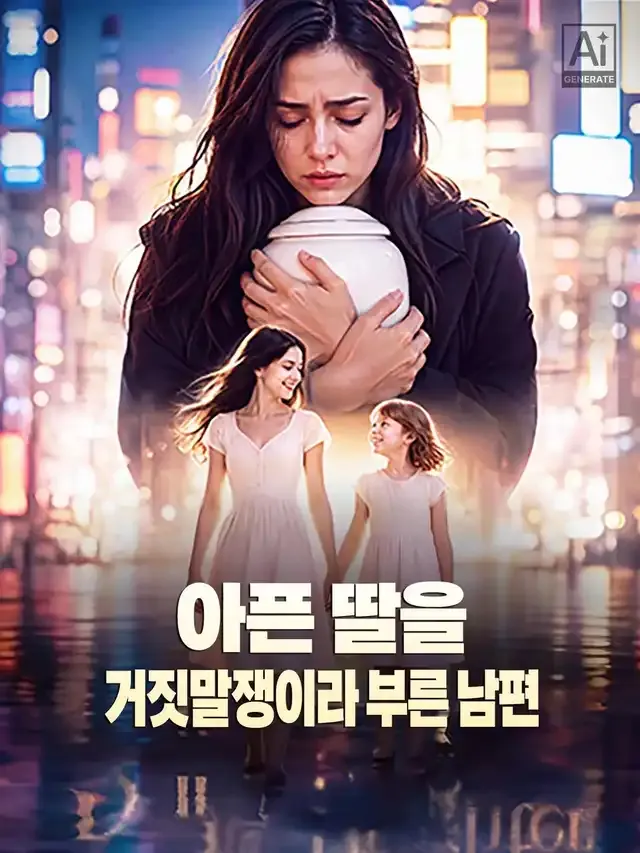 아픈 딸을 거짓말쟁이라 부른 남편 표지