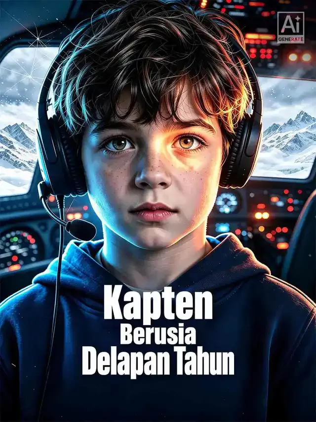 Sampul Kapten Berusia Delapan Tahun