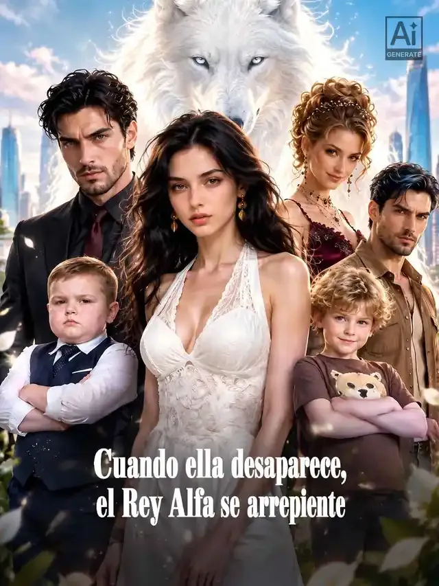 Portada de Cuando ella desaparece, el Rey Alfa se arrepiente