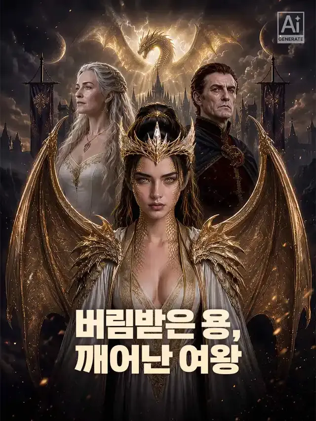 버림받은 용, 깨어난 여왕 표지