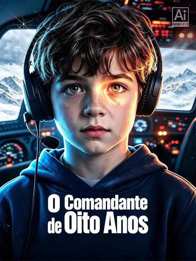 Capa de O Comandante de Oito Anos