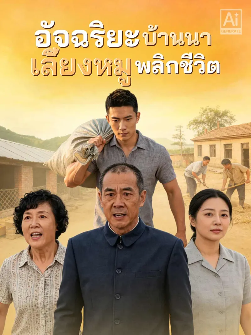 หน้าปก(พากย์) อัจฉริยะบ้านนา เลี้ยงหมูพลิกชีวิต