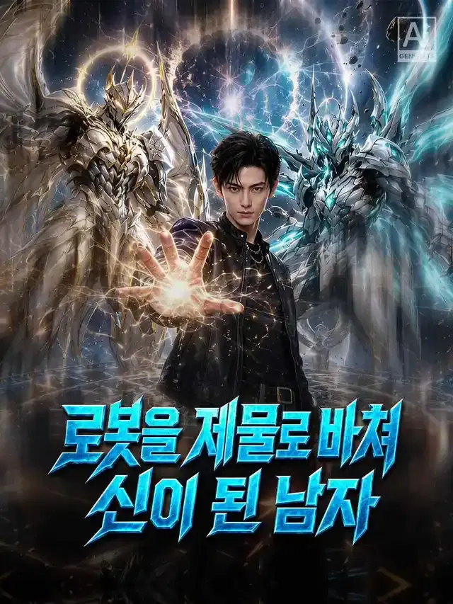 로봇을 제물로 바쳐 신이 된 남자 표지