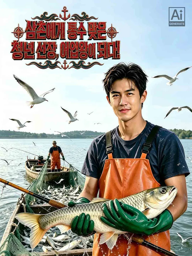 삼촌에게 통수 맞은 청년 선장, 어업왕이 되다! 표지