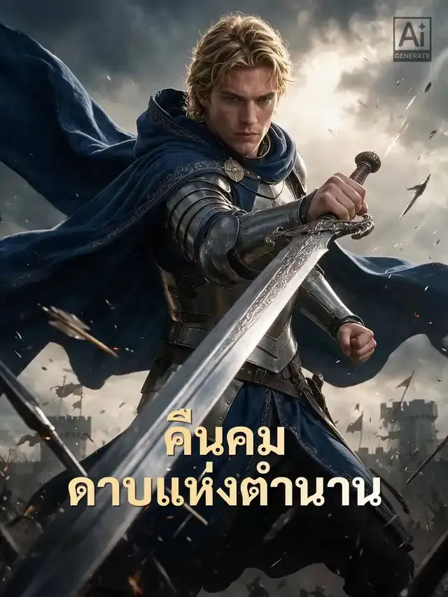 หน้าปกคืนคมดาบแห่งตำนาน