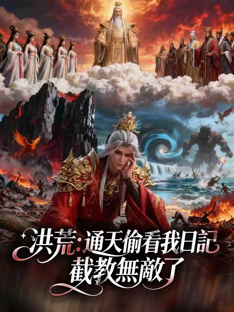 《洪荒：通天偷看我日記截教無敵了》封面