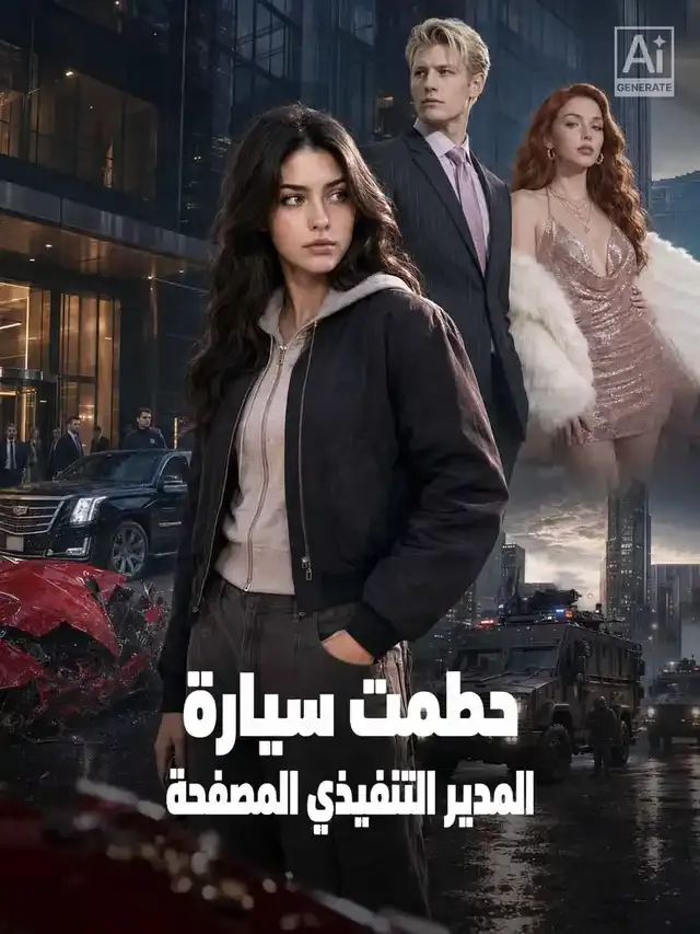 غلاف حطمت سيارة المدير التنفيذي المصفحة