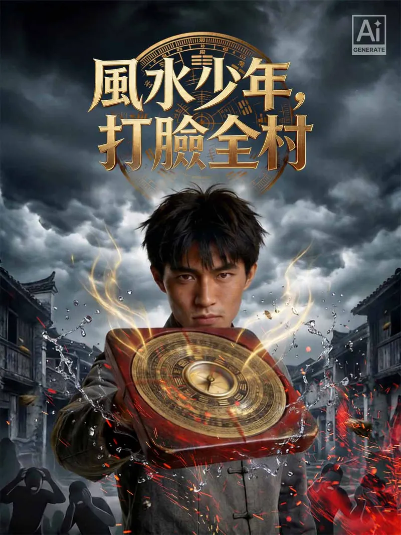 《風水少年，打臉全村》封面