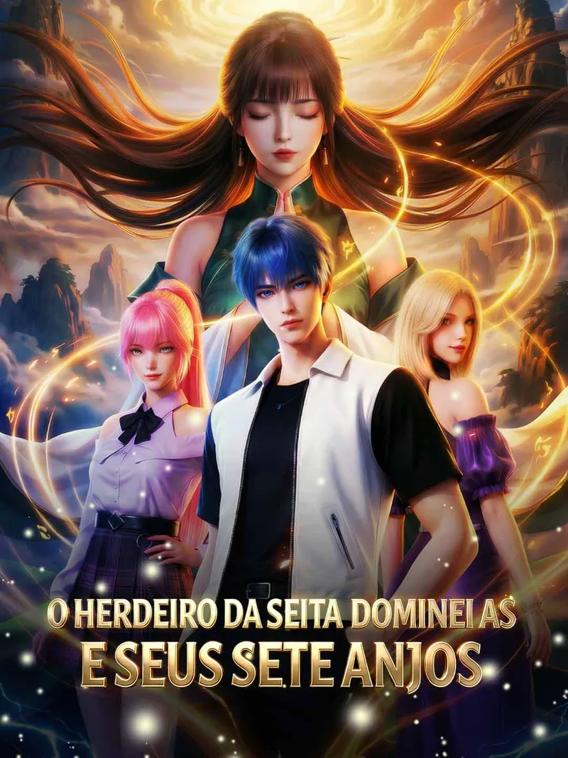 Capa de O Herdeiro da Seita e Seus Sete Anjos