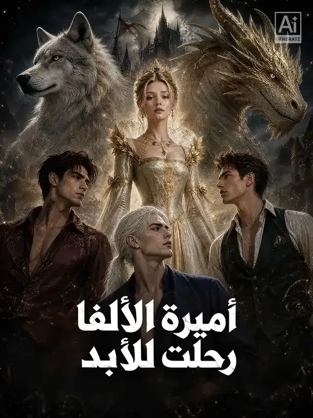 غلاف أميرة الألفا رحلت للأبد