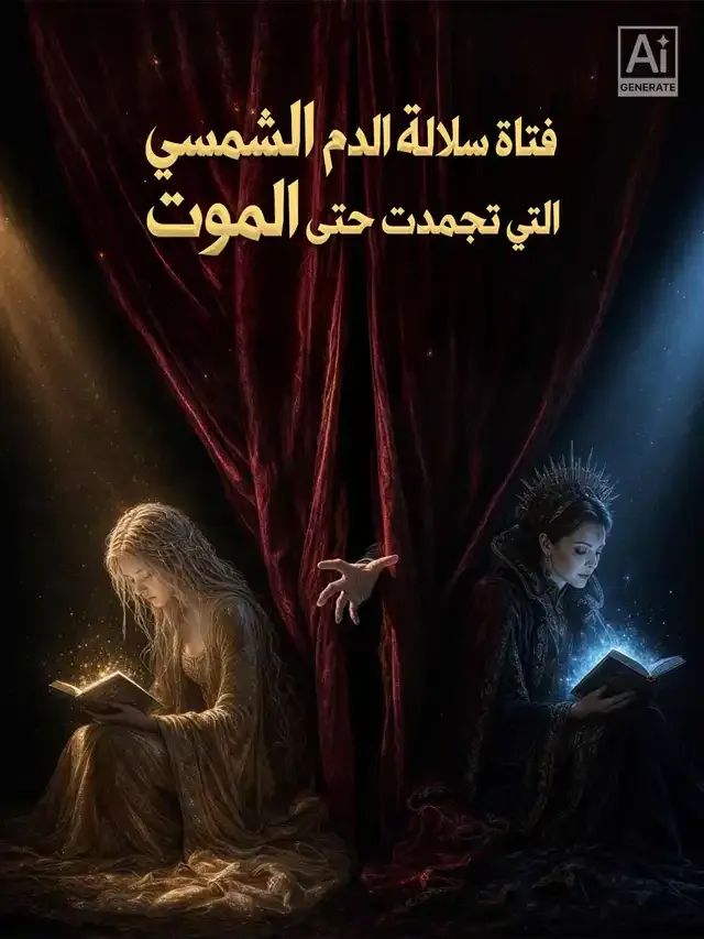 غلاف فتاة سلالة الدم الشمسي التي تجمدت حتى الموت
