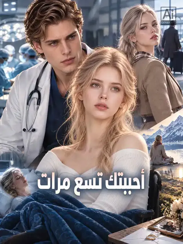 غلاف أحببتك تسع مرات