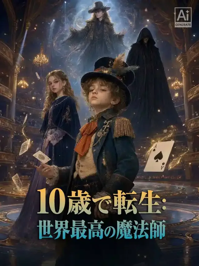「10歳で転生：世界最高の魔法師」のカバー画像