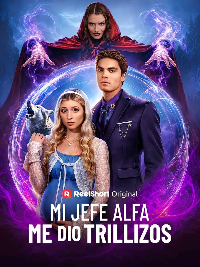Portada de Mi jefe Alfa me dio trillizos
