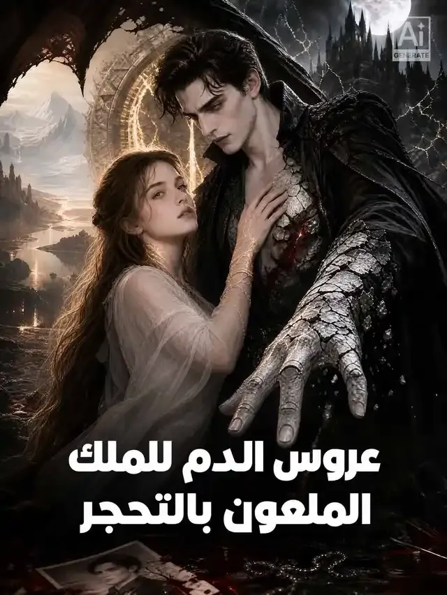 غلاف عروس الدم للملك الملعون بالتحجر