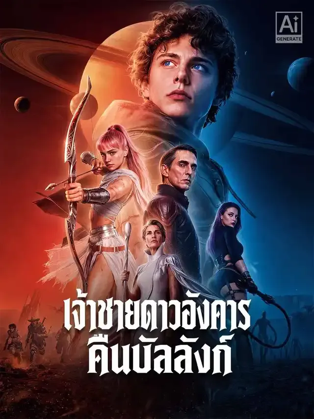 หน้าปกเจ้าชายดาวอังคารคืนบัลลังก์