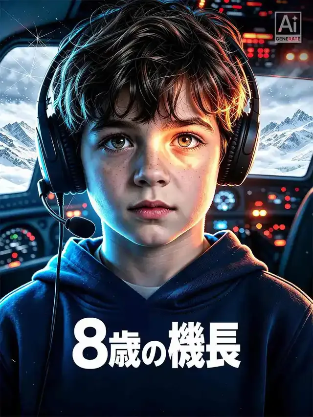 「8歳の機長」のカバー画像