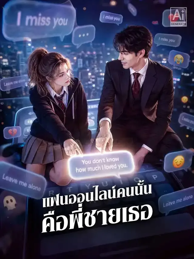 หน้าปกแฟนออนไลน์คนนั้นคือพี่ชายเธอ