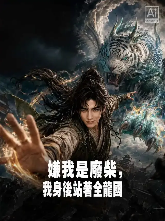 《嫌我是廢柴，我身後站著全龍國》封面